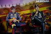 GP SPAGNA, (L to R): Max Verstappen (NLD) Red Bull Racing e George Russell (GBR) Mercedes AMG F1 in the post race FIA Press Conference.
22.05.2022. Formula 1 World Championship, Rd 6, Spanish Grand Prix, Barcelona, Spain, Gara Day.
- www.xpbimages.com, EMail: requests@xpbimages.com © Copyright: XPB Images