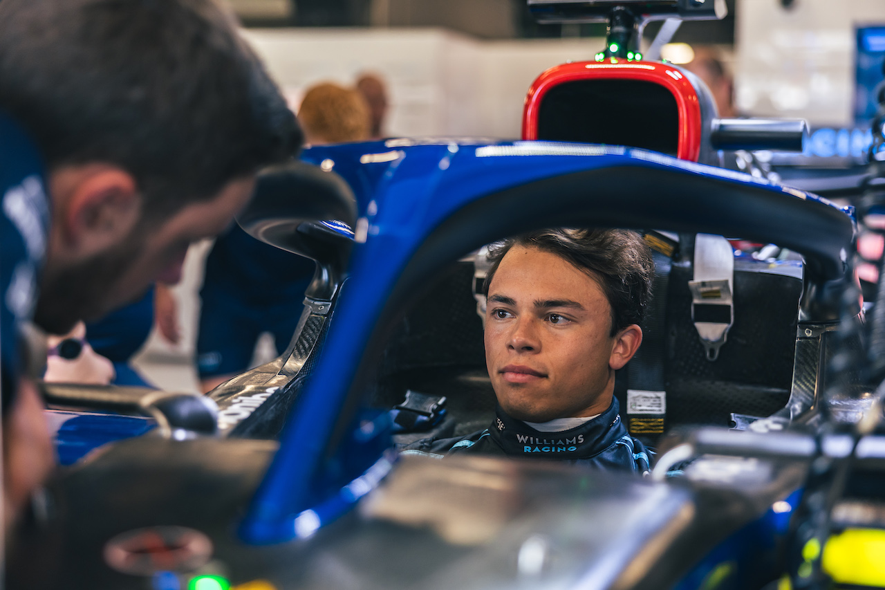 GP SPAGNA, Nyck de Vries (NLD) Williams Racing FW44 Test Driver.
19.05.2022. Formula 1 World Championship, Rd 6, Spanish Grand Prix, Barcelona, Spain, Preparation Day.
- www.xpbimages.com, EMail: requests@xpbimages.com © Copyright: Bearne / XPB Images