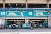 GP SPAGNA, Aston Martin F1 Team pit garages.
19.05.2022. Formula 1 World Championship, Rd 6, Spanish Grand Prix, Barcelona, Spain, Preparation Day.
- www.xpbimages.com, EMail: requests@xpbimages.com © Copyright: Bearne / XPB Images