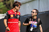 GP SPAGNA, (L to R): Charles Leclerc (MON) Ferrari with Nicolas Todt (FRA) Driver Manager.
19.05.2022. Formula 1 World Championship, Rd 6, Spanish Grand Prix, Barcelona, Spain, Preparation Day.
 - www.xpbimages.com, EMail: requests@xpbimages.com © Copyright: Coates / XPB Images