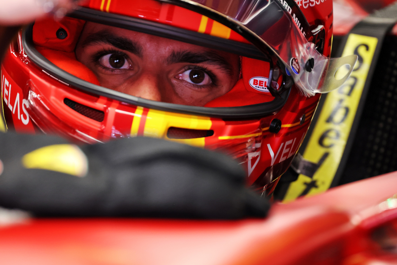 GP SPAGNA, Carlos Sainz Jr (ESP) Ferrari F1-75.
21.05.2022. Formula 1 World Championship, Rd 6, Spanish Grand Prix, Barcelona, Spain, Qualifiche Day.
- www.xpbimages.com, EMail: requests@xpbimages.com © Copyright: Bearne / XPB Images