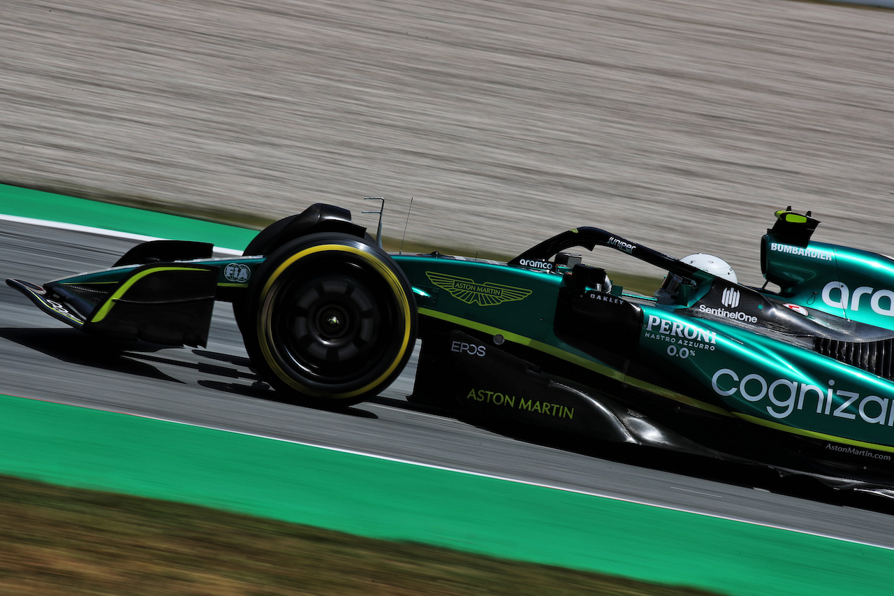 GP SPAGNA, Sebastian Vettel (GER) Aston Martin F1 Team AMR22.
21.05.2022. Formula 1 World Championship, Rd 6, Spanish Grand Prix, Barcelona, Spain, Qualifiche Day.
 - www.xpbimages.com, EMail: requests@xpbimages.com © Copyright: Coates / XPB Images