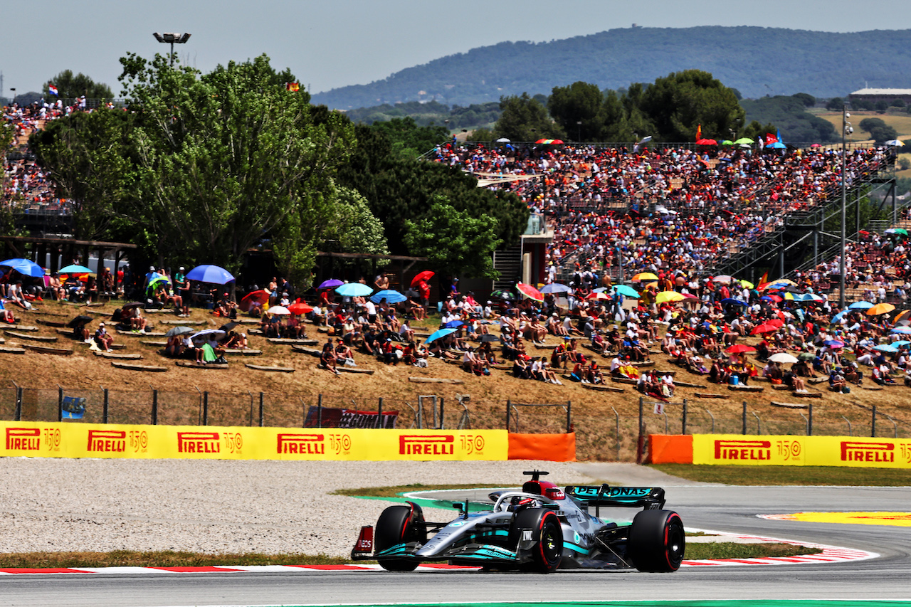 GP SPAGNA, George Russell (GBR) Mercedes AMG F1 W13.
21.05.2022. Formula 1 World Championship, Rd 6, Spanish Grand Prix, Barcelona, Spain, Qualifiche Day.
- www.xpbimages.com, EMail: requests@xpbimages.com © Copyright: Batchelor / XPB Images