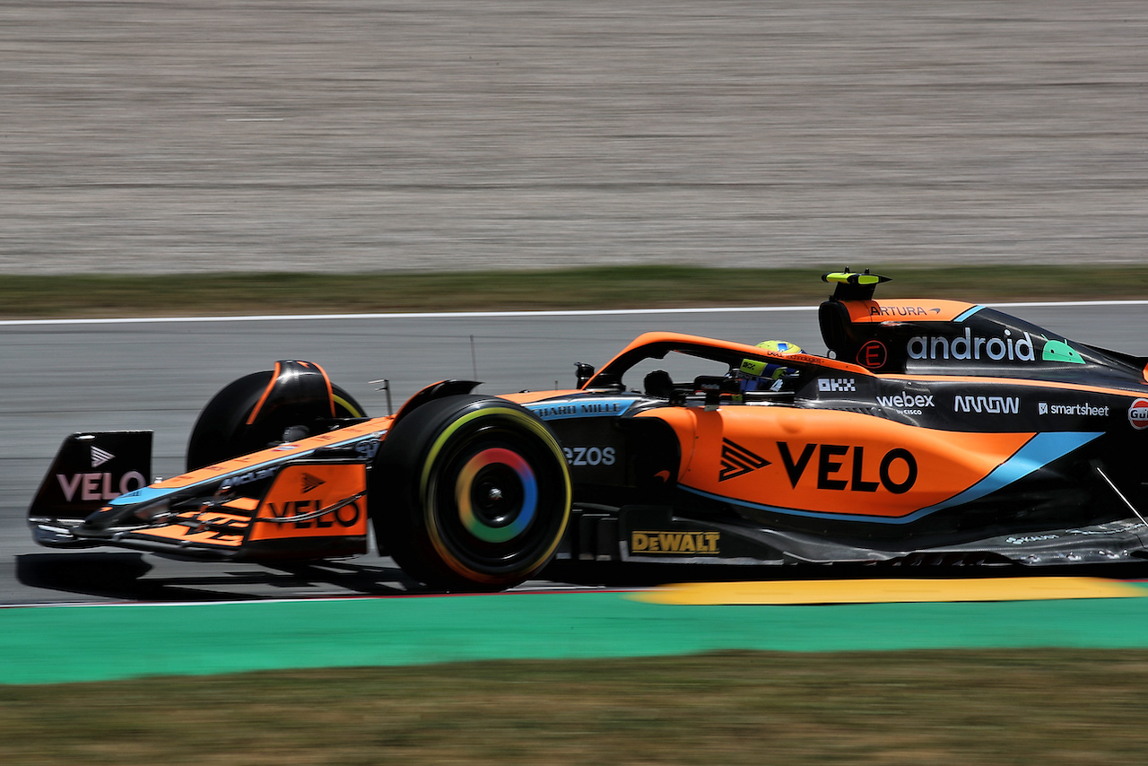 GP SPAGNA, Lando Norris (GBR) McLaren MCL36.
21.05.2022. Formula 1 World Championship, Rd 6, Spanish Grand Prix, Barcelona, Spain, Qualifiche Day.
 - www.xpbimages.com, EMail: requests@xpbimages.com © Copyright: Coates / XPB Images