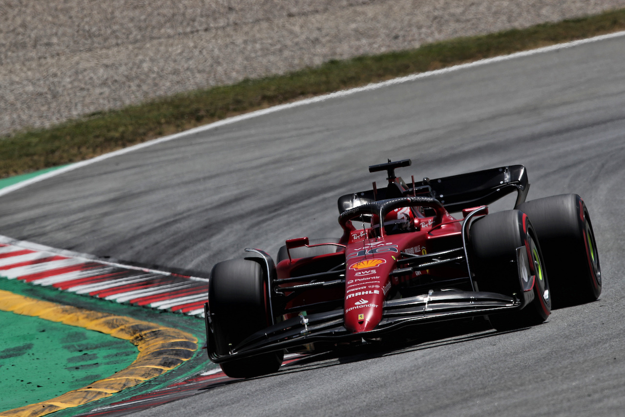 GP SPAGNA, Charles Leclerc (MON) Ferrari F1-75.
21.05.2022. Formula 1 World Championship, Rd 6, Spanish Grand Prix, Barcelona, Spain, Qualifiche Day.
 - www.xpbimages.com, EMail: requests@xpbimages.com © Copyright: Coates / XPB Images