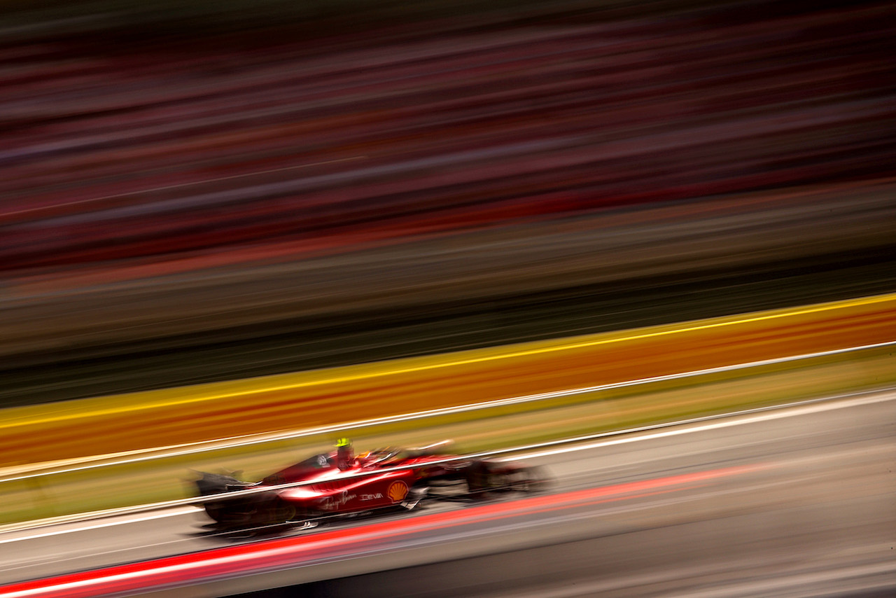 GP SPAGNA, Carlos Sainz Jr (ESP), Ferrari 
21.05.2022. Formula 1 World Championship, Rd 6, Spanish Grand Prix, Barcelona, Spain, Qualifiche Day.
- www.xpbimages.com, EMail: requests@xpbimages.com © Copyright: Charniaux / XPB Images