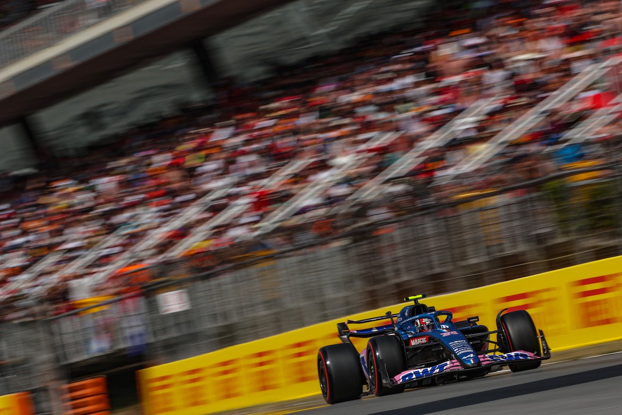 GP SPAGNA, Esteban Ocon (FRA), Alpine F1 Team 
21.05.2022. Formula 1 World Championship, Rd 6, Spanish Grand Prix, Barcelona, Spain, Qualifiche Day.
- www.xpbimages.com, EMail: requests@xpbimages.com © Copyright: Charniaux / XPB Images