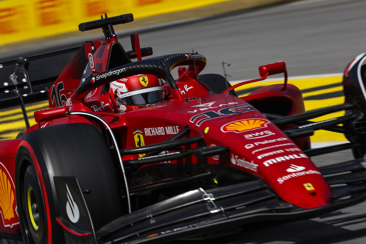GP SPAGNA, Charles Leclerc (FRA), Ferrari 
21.05.2022. Formula 1 World Championship, Rd 6, Spanish Grand Prix, Barcelona, Spain, Qualifiche Day.
- www.xpbimages.com, EMail: requests@xpbimages.com © Copyright: Charniaux / XPB Images