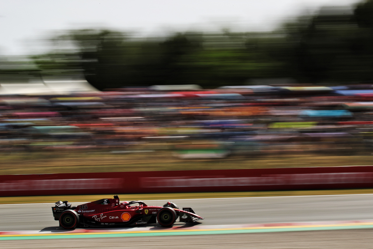 GP SPAGNA, Charles Leclerc (MON) Ferrari F1-75.
21.05.2022. Formula 1 World Championship, Rd 6, Spanish Grand Prix, Barcelona, Spain, Qualifiche Day.
 - www.xpbimages.com, EMail: requests@xpbimages.com © Copyright: Coates / XPB Images