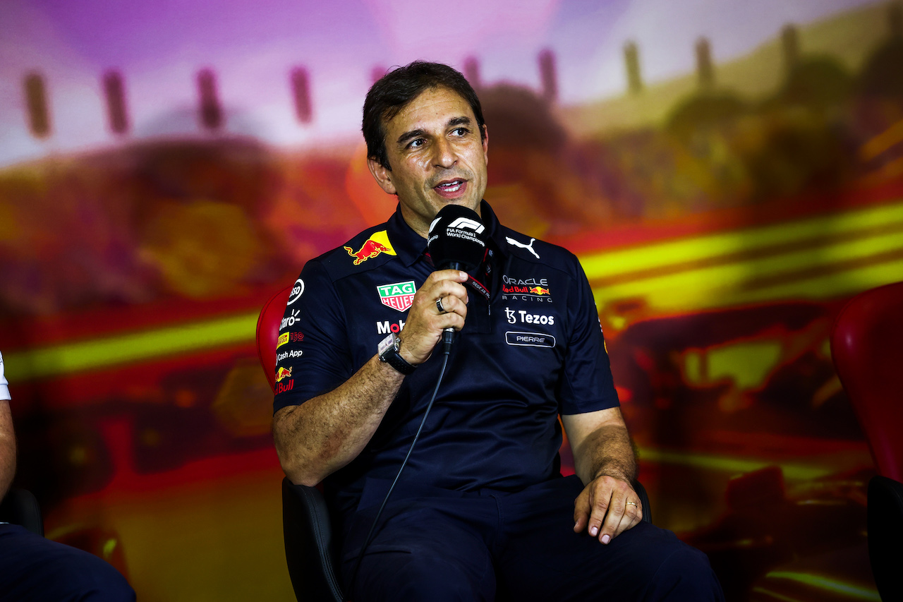 GP SPAGNA, Pierre Wache (FRA) Red Bull Racing Technical Director in the FIA Press Conference.
21.05.2022. Formula 1 World Championship, Rd 6, Spanish Grand Prix, Barcelona, Spain, Qualifiche Day.
- www.xpbimages.com, EMail: requests@xpbimages.com © Copyright: XPB Images