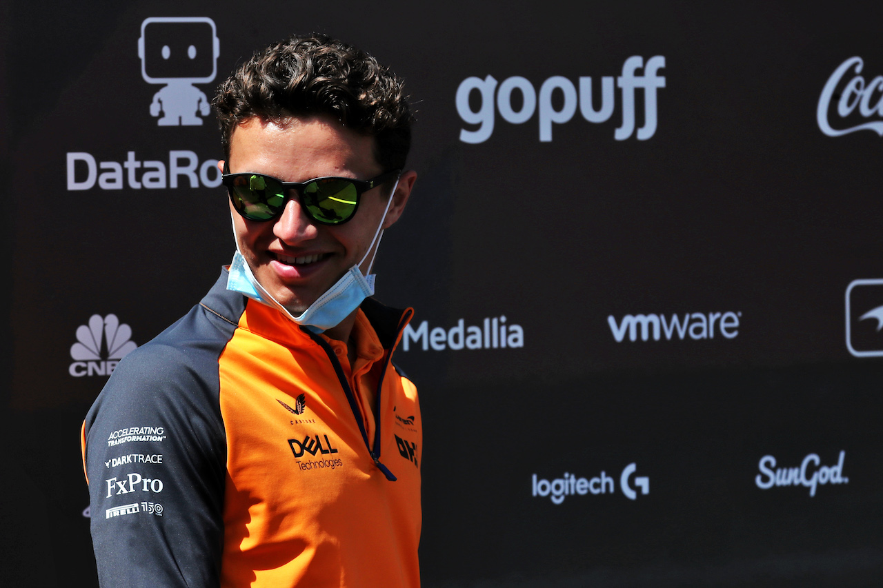 GP SPAGNA, Lando Norris (GBR) McLaren.
21.05.2022. Formula 1 World Championship, Rd 6, Spanish Grand Prix, Barcelona, Spain, Qualifiche Day.
 - www.xpbimages.com, EMail: requests@xpbimages.com © Copyright: Coates / XPB Images