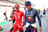 GP SPAGNA, (L to R): Pole sitter Charles Leclerc (MON) Ferrari in qualifying parc ferme with second placed Max Verstappen (NLD) Red Bull Racing.
21.05.2022. Formula 1 World Championship, Rd 6, Spanish Grand Prix, Barcelona, Spain, Qualifiche Day.
- www.xpbimages.com, EMail: requests@xpbimages.com © Copyright: Batchelor / XPB Images