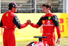 GP SPAGNA, Charles Leclerc (MON) Ferrari (Right) celebrates his pole position in qualifying parc ferme with third placed team mate Carlos Sainz Jr (ESP) Ferrari.
21.05.2022. Formula 1 World Championship, Rd 6, Spanish Grand Prix, Barcelona, Spain, Qualifiche Day.
- www.xpbimages.com, EMail: requests@xpbimages.com © Copyright: Batchelor / XPB Images