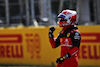 GP SPAGNA, Charles Leclerc (MON) Ferrari celebrates his pole position in qualifying parc ferme.
21.05.2022. Formula 1 World Championship, Rd 6, Spanish Grand Prix, Barcelona, Spain, Qualifiche Day.
 - www.xpbimages.com, EMail: requests@xpbimages.com © Copyright: Coates / XPB Images