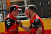 GP SPAGNA, Charles Leclerc (MON) Ferrari celebrates his pole position in qualifying parc ferme.
21.05.2022. Formula 1 World Championship, Rd 6, Spanish Grand Prix, Barcelona, Spain, Qualifiche Day.
 - www.xpbimages.com, EMail: requests@xpbimages.com © Copyright: Coates / XPB Images