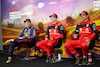 GP SPAGNA, (L to R): Max Verstappen (NLD) Red Bull Racing; Charles Leclerc (MON) Ferrari; e Carlos Sainz Jr (ESP) Ferrari, in the post qualifying FIA Press Conference.
21.05.2022. Formula 1 World Championship, Rd 6, Spanish Grand Prix, Barcelona, Spain, Qualifiche Day.
- www.xpbimages.com, EMail: requests@xpbimages.com © Copyright: XPB Images