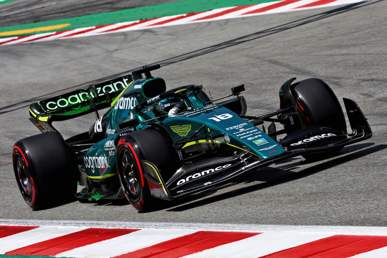 GP SPAGNA, Lance Stroll (CDN) Aston Martin F1 Team AMR22.
20.05.2022 Formula 1 World Championship, Rd 6, Spanish Grand Prix, Barcelona, Spain, Practice Day.
- www.xpbimages.com, EMail: requests@xpbimages.com © Copyright: Batchelor / XPB Images