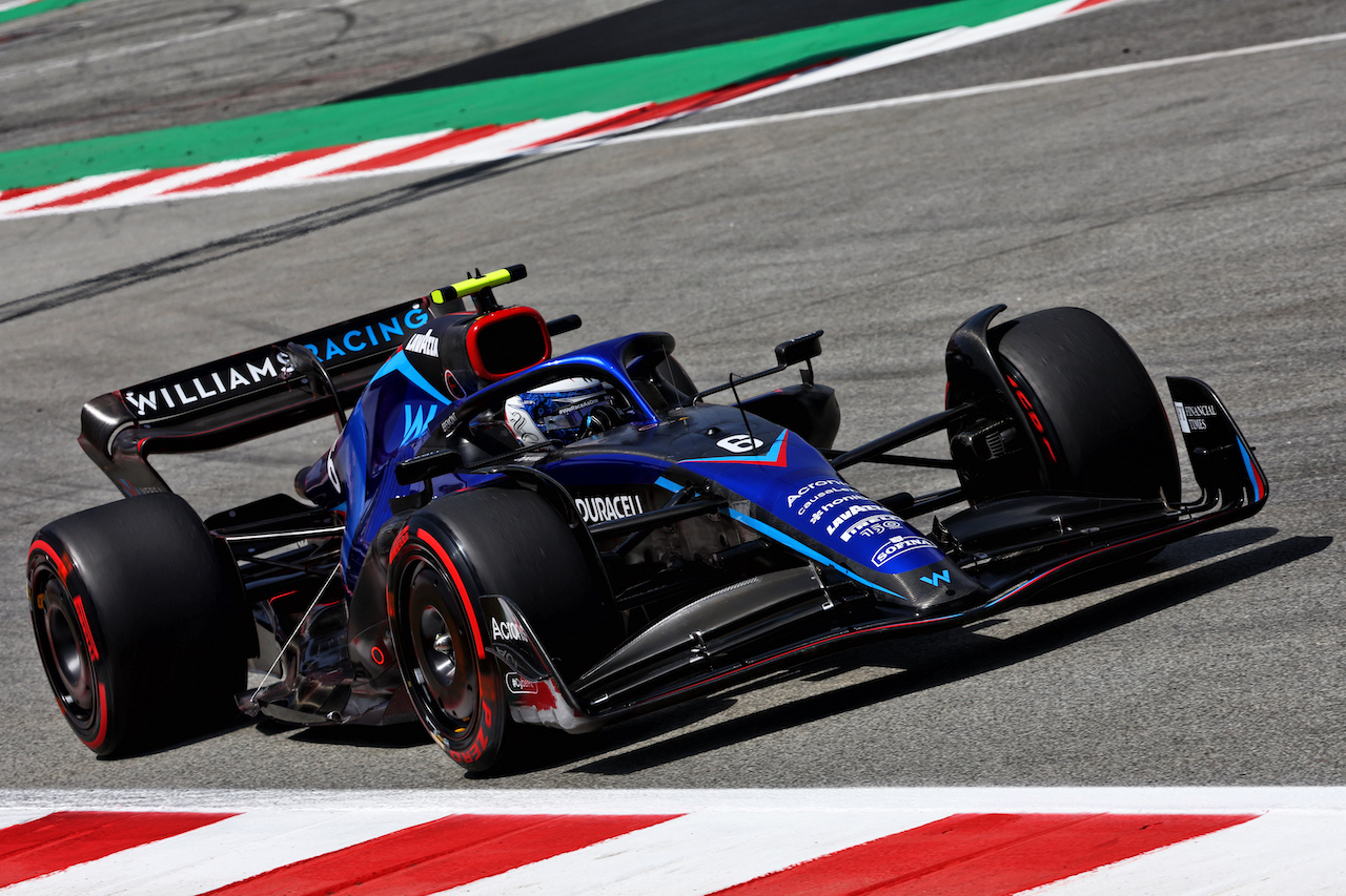 GP SPAGNA, Nicholas Latifi (CDN) Williams Racing FW44.
20.05.2022 Formula 1 World Championship, Rd 6, Spanish Grand Prix, Barcelona, Spain, Practice Day.
- www.xpbimages.com, EMail: requests@xpbimages.com © Copyright: Batchelor / XPB Images