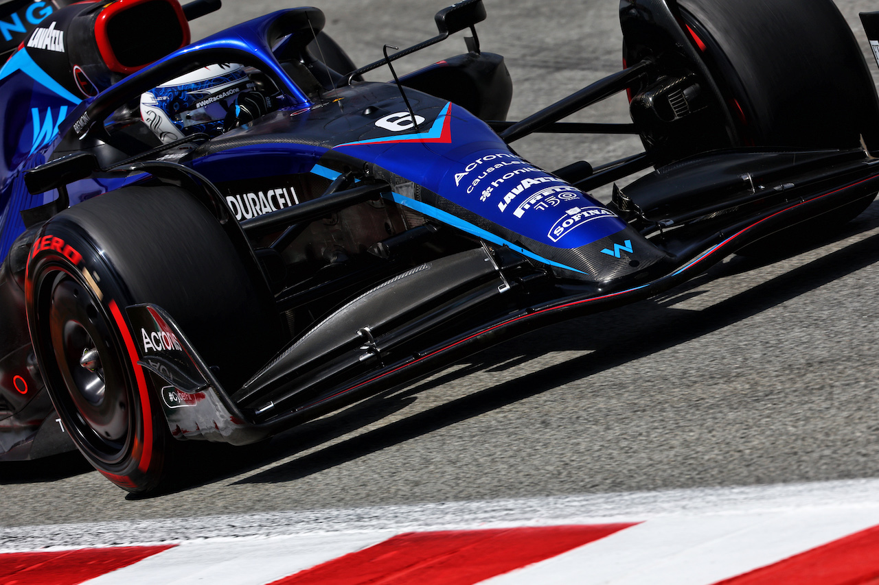 GP SPAGNA, Nicholas Latifi (CDN) Williams Racing FW44.
20.05.2022 Formula 1 World Championship, Rd 6, Spanish Grand Prix, Barcelona, Spain, Practice Day.
- www.xpbimages.com, EMail: requests@xpbimages.com © Copyright: Batchelor / XPB Images