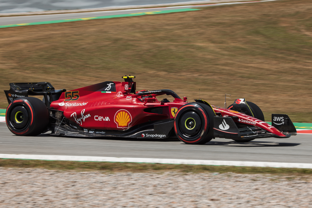 GP SPAGNA, Carlos Sainz Jr (ESP) Ferrari F1-75.
20.05.2022 Formula 1 World Championship, Rd 6, Spanish Grand Prix, Barcelona, Spain, Practice Day.
- www.xpbimages.com, EMail: requests@xpbimages.com © Copyright: Bearne / XPB Images