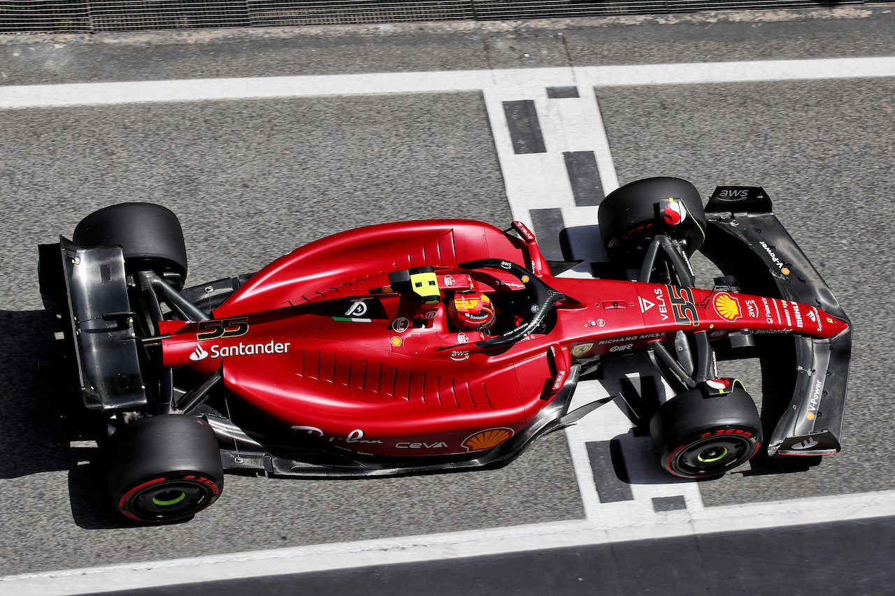 GP SPAGNA, Carlos Sainz Jr (ESP) Ferrari F1-75.
20.05.2022 Formula 1 World Championship, Rd 6, Spanish Grand Prix, Barcelona, Spain, Practice Day.
 - www.xpbimages.com, EMail: requests@xpbimages.com © Copyright: Coates / XPB Images