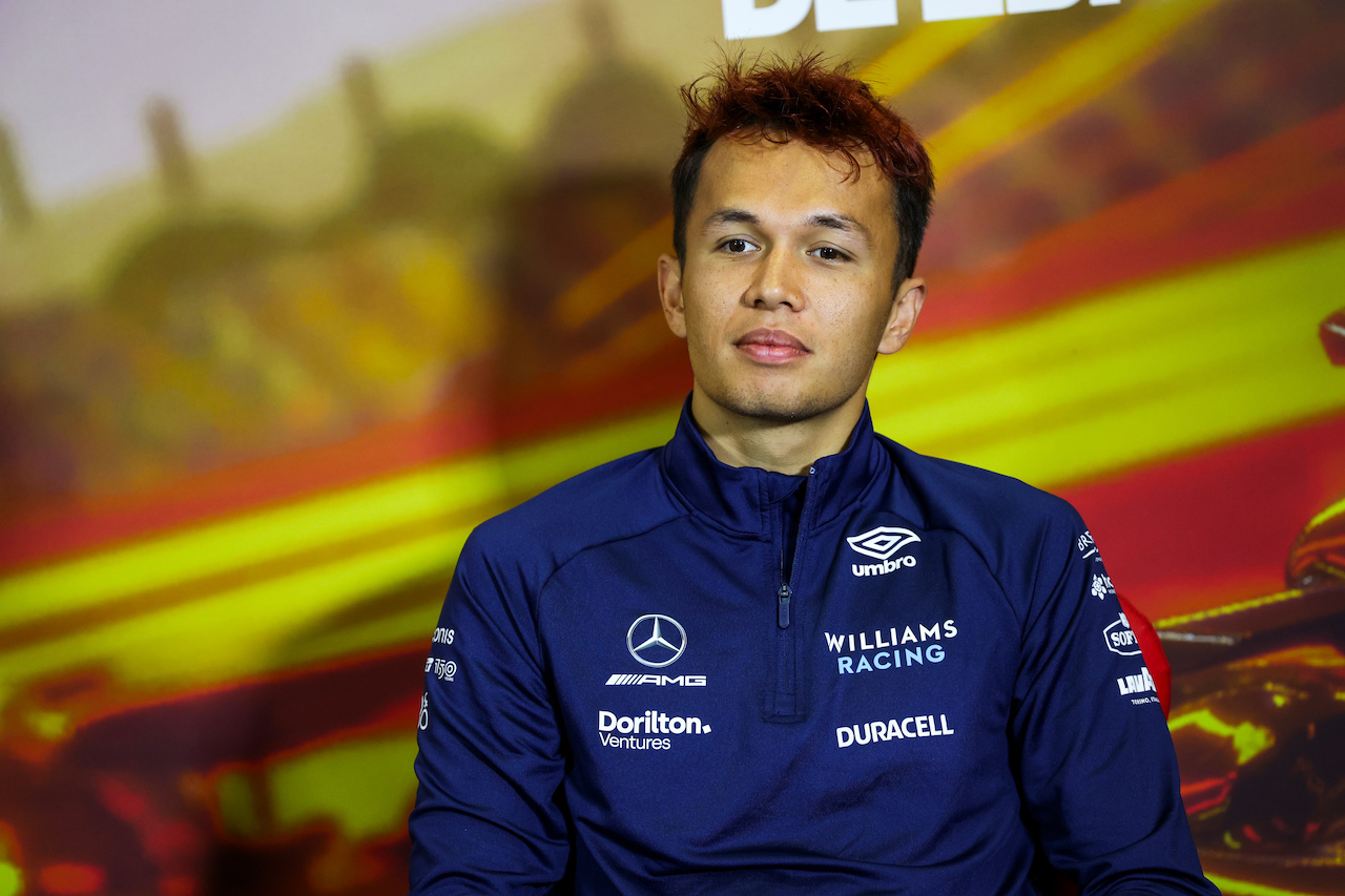 GP SPAGNA, Alexander Albon (THA) Williams Racing in the FIA Press Conference.
20.05.2022 Formula 1 World Championship, Rd 6, Spanish Grand Prix, Barcelona, Spain, Practice Day.
- www.xpbimages.com, EMail: requests@xpbimages.com © Copyright: XPB Images