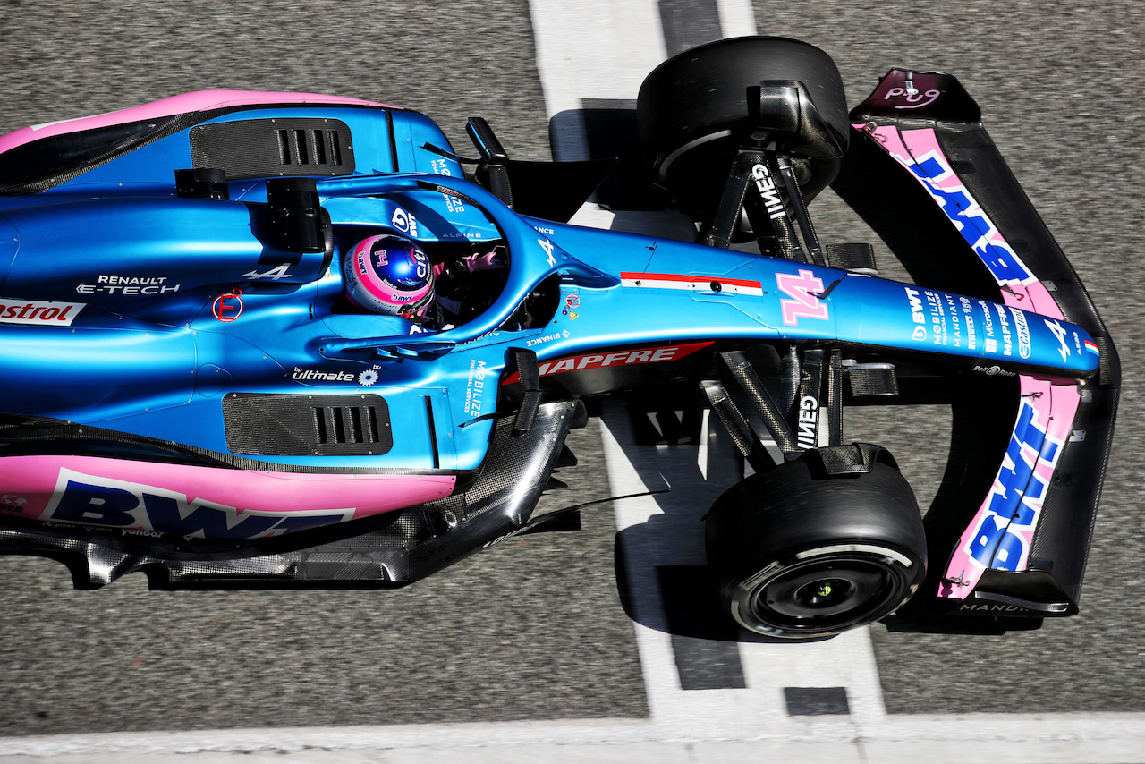 GP SPAGNA, Fernando Alonso (ESP) Alpine F1 Team A522.
20.05.2022 Formula 1 World Championship, Rd 6, Spanish Grand Prix, Barcelona, Spain, Practice Day.
 - www.xpbimages.com, EMail: requests@xpbimages.com © Copyright: Coates / XPB Images