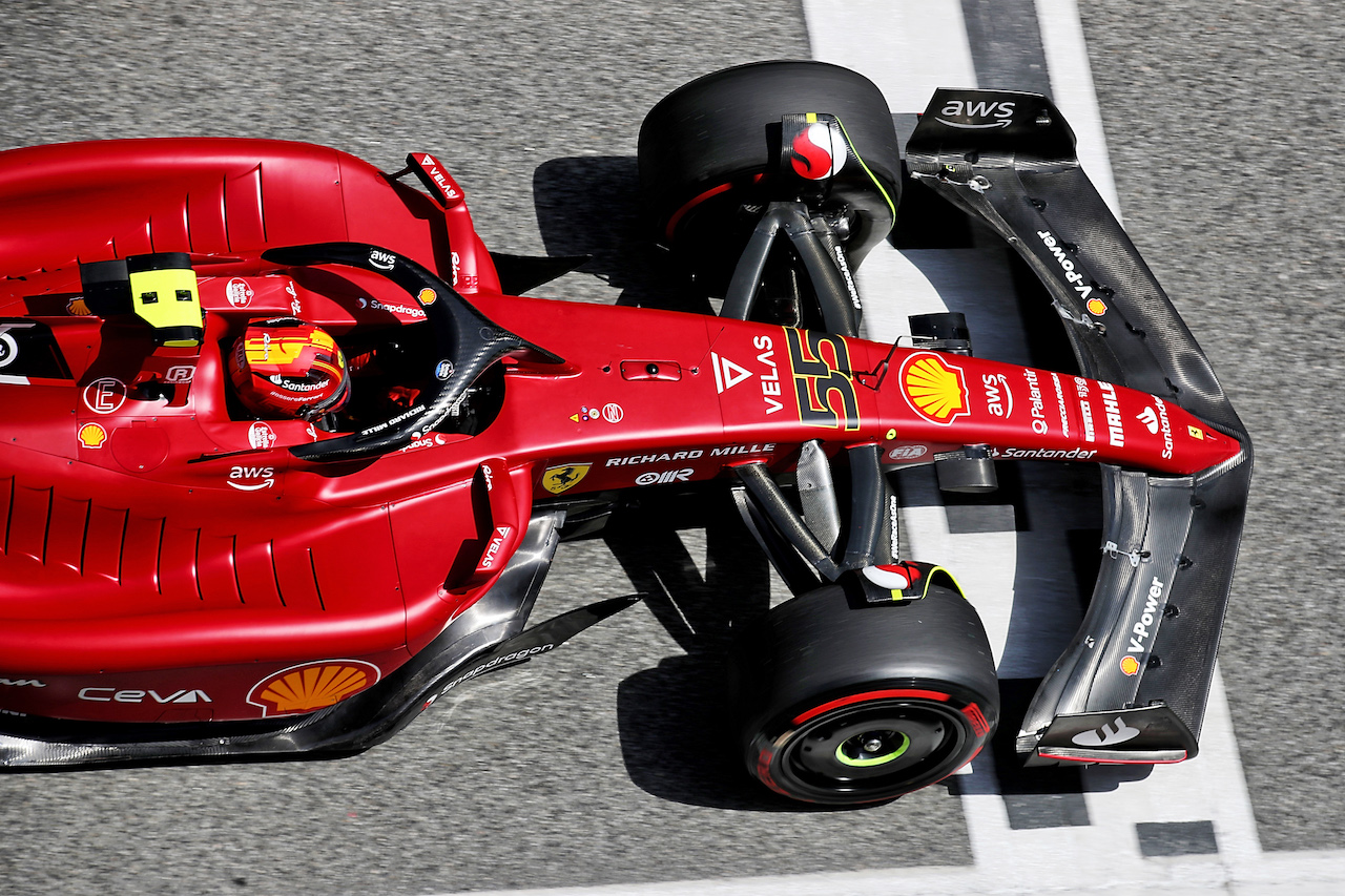 GP SPAGNA, Carlos Sainz Jr (ESP) Ferrari F1-75.
20.05.2022 Formula 1 World Championship, Rd 6, Spanish Grand Prix, Barcelona, Spain, Practice Day.
 - www.xpbimages.com, EMail: requests@xpbimages.com © Copyright: Coates / XPB Images