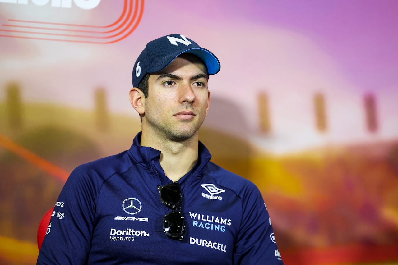 GP SPAGNA, Nicholas Latifi (CDN) Williams Racing in the FIA Press Conference.
20.05.2022 Formula 1 World Championship, Rd 6, Spanish Grand Prix, Barcelona, Spain, Practice Day.
- www.xpbimages.com, EMail: requests@xpbimages.com © Copyright: XPB Images