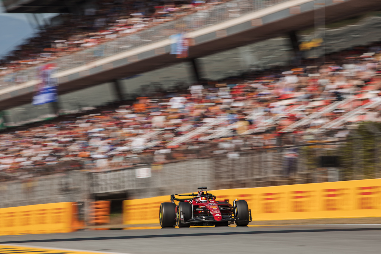 GP SPAGNA, Charles Leclerc (MON) Ferrari F1-75.
20.05.2022 Formula 1 World Championship, Rd 6, Spanish Grand Prix, Barcelona, Spain, Practice Day.
- www.xpbimages.com, EMail: requests@xpbimages.com © Copyright: Bearne / XPB Images