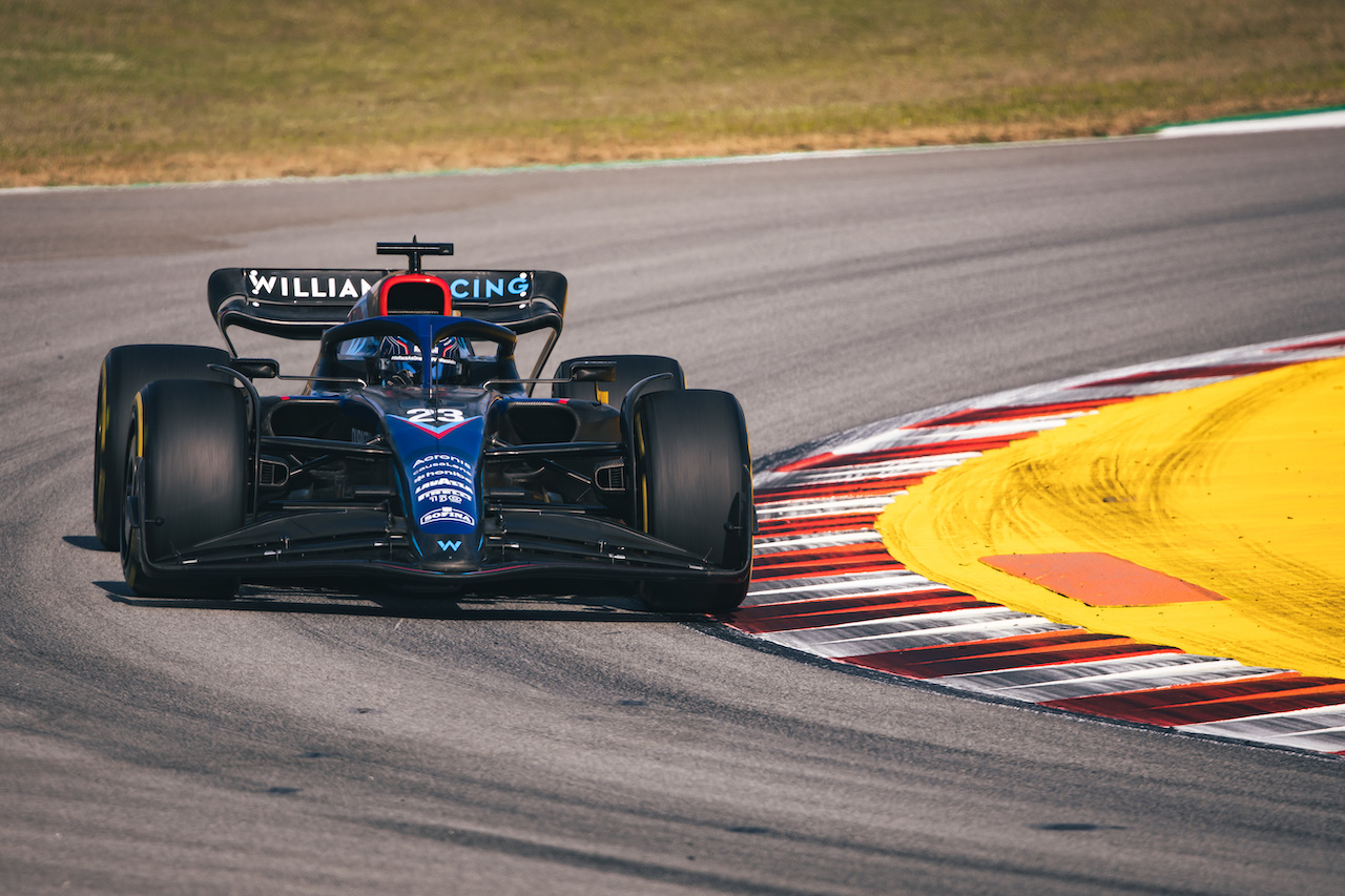 GP SPAGNA, Alexander Albon (THA) Williams Racing FW44.
20.05.2022 Formula 1 World Championship, Rd 6, Spanish Grand Prix, Barcelona, Spain, Practice Day.
- www.xpbimages.com, EMail: requests@xpbimages.com © Copyright: Bearne / XPB Images