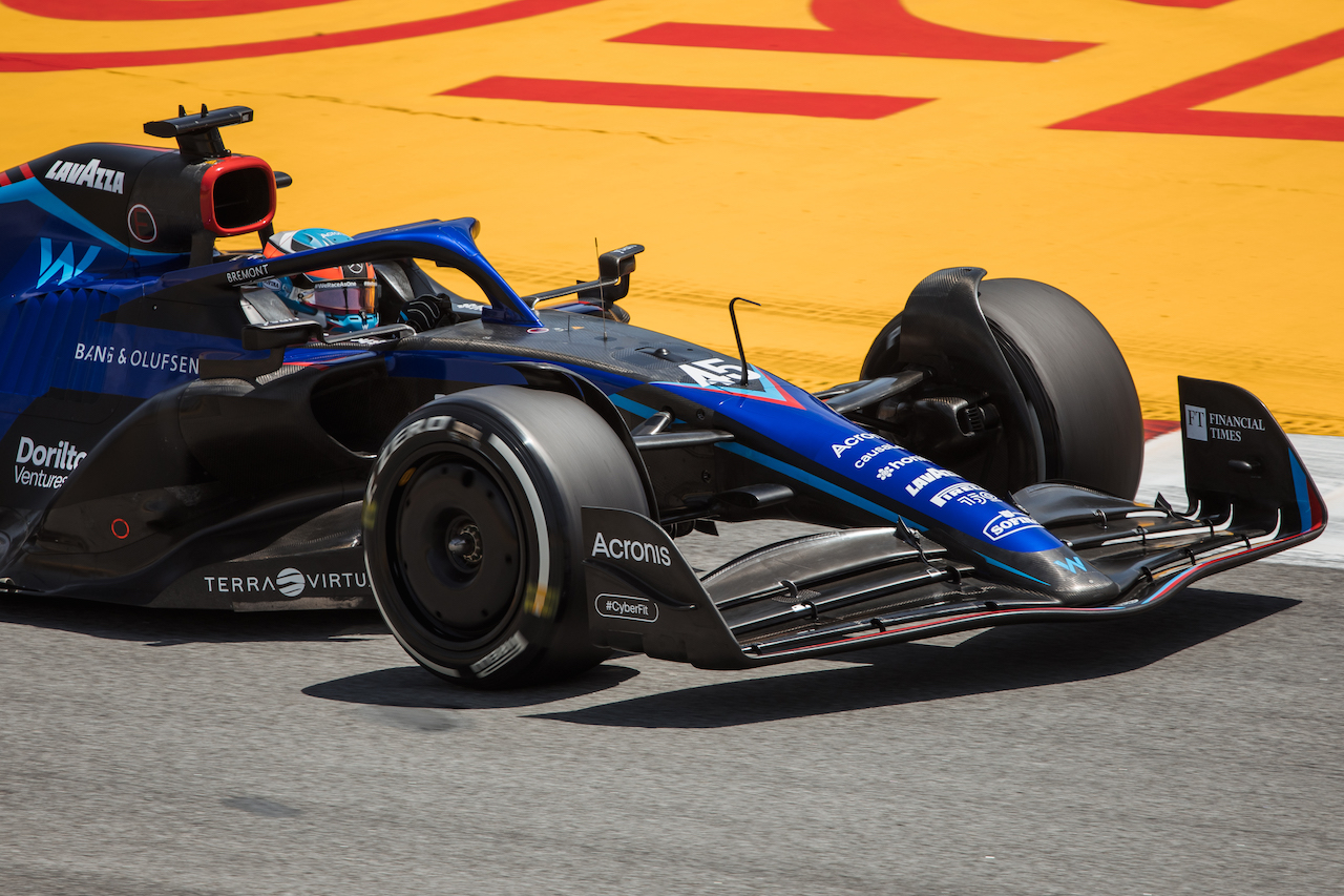 GP SPAGNA, Nyck de Vries (NLD) Williams Racing FW44 Test Driver.
20.05.2022 Formula 1 World Championship, Rd 6, Spanish Grand Prix, Barcelona, Spain, Practice Day.
- www.xpbimages.com, EMail: requests@xpbimages.com © Copyright: Bearne / XPB Images