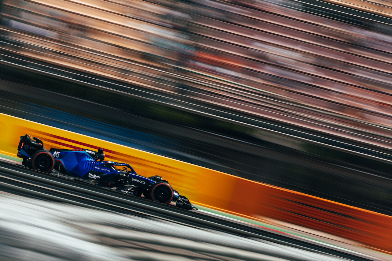 GP SPAGNA, Nyck de Vries (NLD) Williams Racing FW44 Test Driver.
20.05.2022 Formula 1 World Championship, Rd 6, Spanish Grand Prix, Barcelona, Spain, Practice Day.
- www.xpbimages.com, EMail: requests@xpbimages.com © Copyright: Bearne / XPB Images