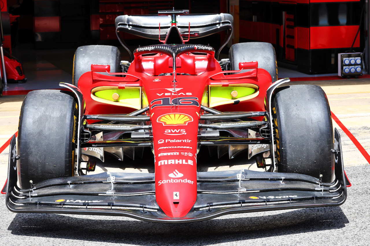 GP SPAGNA, Ferrari F1-75.
20.05.2022 Formula 1 World Championship, Rd 6, Spanish Grand Prix, Barcelona, Spain, Practice Day.
- www.xpbimages.com, EMail: requests@xpbimages.com © Copyright: Batchelor / XPB Images