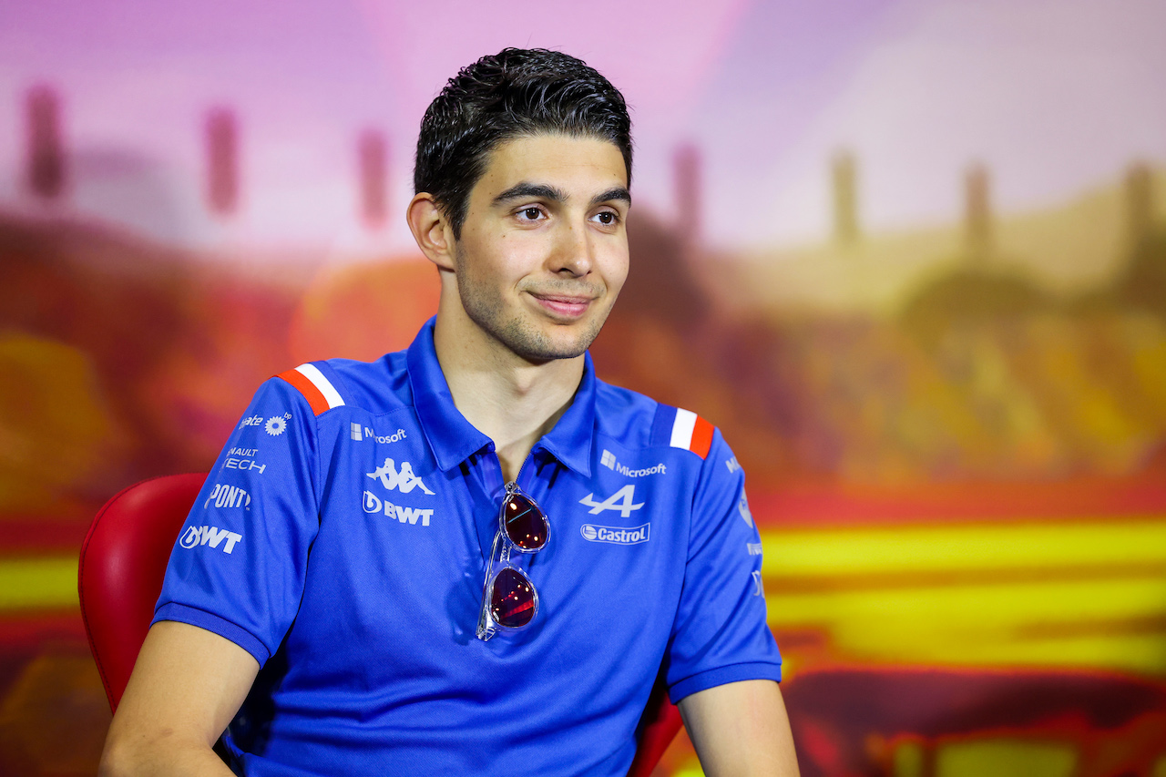GP SPAGNA, Esteban Ocon (FRA) Alpine F1 Team in the FIA Press Conference.
20.05.2022 Formula 1 World Championship, Rd 6, Spanish Grand Prix, Barcelona, Spain, Practice Day.
- www.xpbimages.com, EMail: requests@xpbimages.com © Copyright: XPB Images