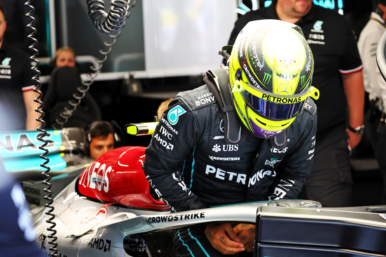 GP SPAGNA, Lewis Hamilton (GBR) Mercedes AMG F1 W13.
20.05.2022 Formula 1 World Championship, Rd 6, Spanish Grand Prix, Barcelona, Spain, Practice Day.
- www.xpbimages.com, EMail: requests@xpbimages.com © Copyright: Batchelor / XPB Images