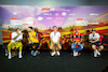 GP SPAGNA, (L to R): Lewis Hamilton (GBR) Mercedes AMG F1; Daniel Ricciardo (AUS) McLaren; George Russell (GBR) Mercedes AMG F1; Carlos Sainz Jr (ESP) Ferrari; e Yuki Tsunoda (JPN) AlphaTauri, in the FIA Press Conference.
20.05.2022 Formula 1 World Championship, Rd 6, Spanish Grand Prix, Barcelona, Spain, Practice Day.
- www.xpbimages.com, EMail: requests@xpbimages.com © Copyright: XPB Images