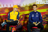 GP SPAGNA, (L to R): Lando Norris (GBR) McLaren e Alexander Albon (THA) Williams Racing in the FIA Press Conference.
20.05.2022 Formula 1 World Championship, Rd 6, Spanish Grand Prix, Barcelona, Spain, Practice Day.
- www.xpbimages.com, EMail: requests@xpbimages.com © Copyright: XPB Images