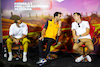 GP SPAGNA, (L to R): Lewis Hamilton (GBR) Mercedes AMG F1' Daniel Ricciardo (AUS) McLaren, e George Russell (GBR) Mercedes AMG F1, in the FIA Press Conference.
20.05.2022 Formula 1 World Championship, Rd 6, Spanish Grand Prix, Barcelona, Spain, Practice Day.
- www.xpbimages.com, EMail: requests@xpbimages.com © Copyright: XPB Images