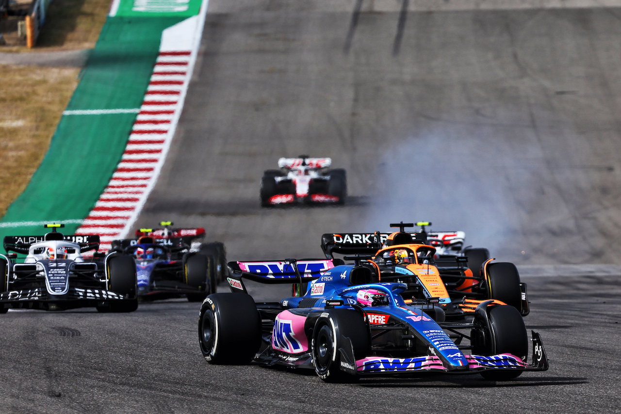 GP STATI UNITI, Fernando Alonso (ESP) Alpine F1 Team A522.
23.10.2022. Formula 1 World Championship, Rd 19, United States Grand Prix, Austin, Texas, USA, Gara Day.
- www.xpbimages.com, EMail: requests@xpbimages.com © Copyright: Batchelor / XPB Images