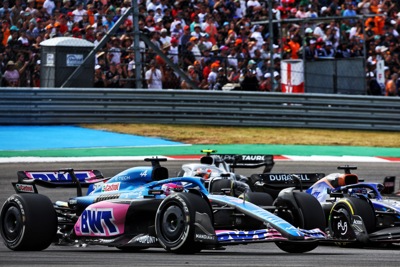 GP STATI UNITI, Fernando Alonso (ESP) Alpine F1 Team A522.
23.10.2022. Formula 1 World Championship, Rd 19, United States Grand Prix, Austin, Texas, USA, Gara Day.
- www.xpbimages.com, EMail: requests@xpbimages.com © Copyright: Batchelor / XPB Images