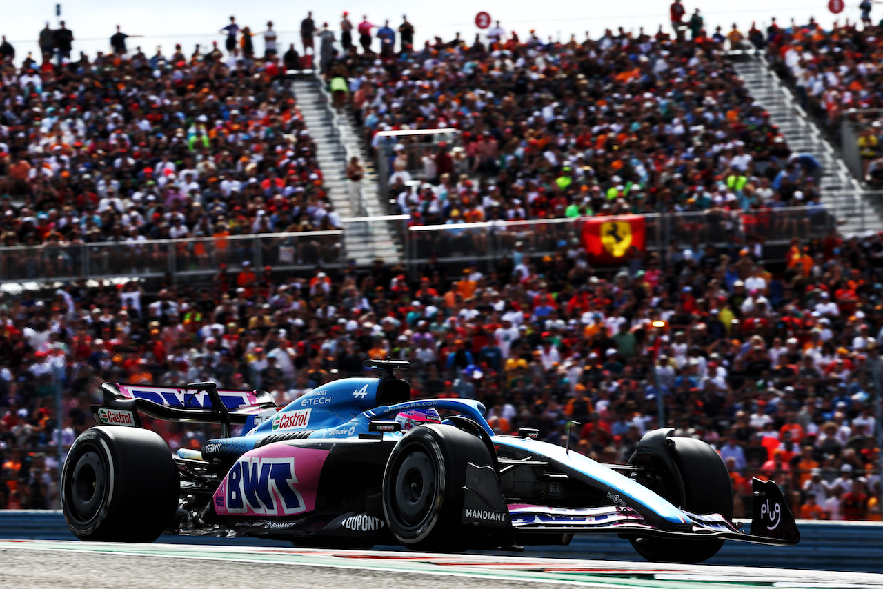 GP STATI UNITI, Fernando Alonso (ESP) Alpine F1 Team A522.
23.10.2022. Formula 1 World Championship, Rd 19, United States Grand Prix, Austin, Texas, USA, Gara Day.
- www.xpbimages.com, EMail: requests@xpbimages.com © Copyright: Batchelor / XPB Images