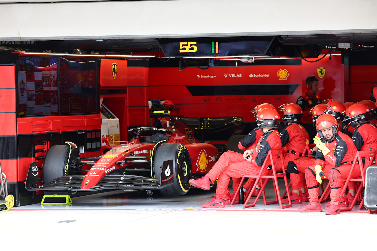 GP STATI UNITI, The car of Carlos Sainz Jr (ESP) Ferrari F1-75.
23.10.2022. Formula 1 World Championship, Rd 19, United States Grand Prix, Austin, Texas, USA, Gara Day.
- www.xpbimages.com, EMail: requests@xpbimages.com © Copyright: Batchelor / XPB Images
