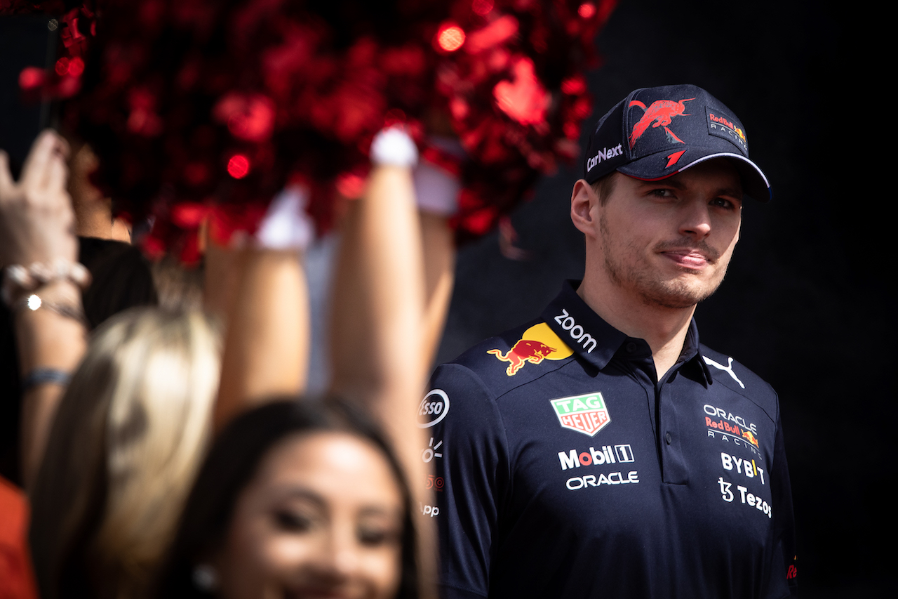 GP STATI UNITI, Max Verstappen (NLD) Red Bull Racing on the drivers parade.
23.10.2022. Formula 1 World Championship, Rd 19, United States Grand Prix, Austin, Texas, USA, Gara Day.
- www.xpbimages.com, EMail: requests@xpbimages.com © Copyright: Bearne / XPB Images