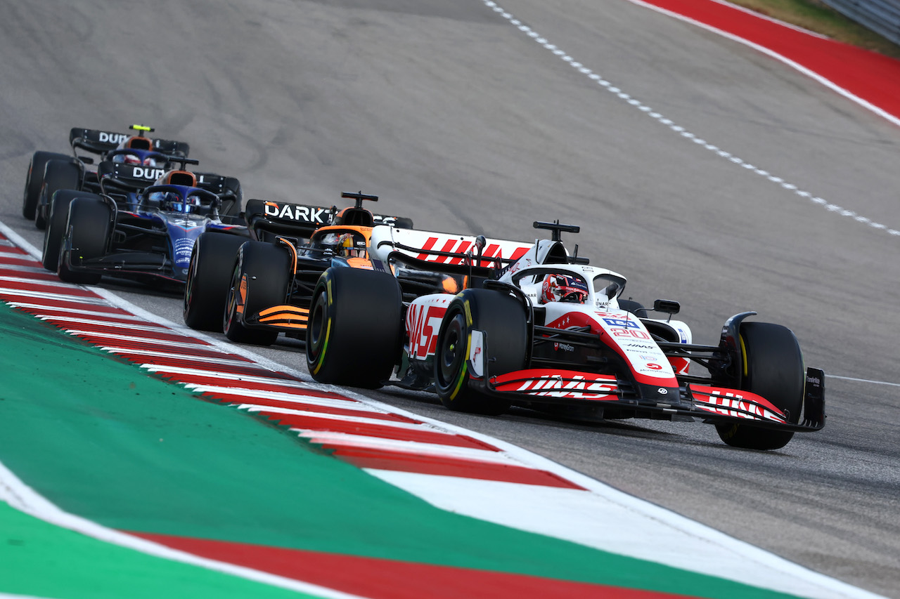 GP STATI UNITI, Kevin Magnussen (DEN) Haas F1 Team 
23.10.2022. Formula 1 World Championship, Rd 19, United States Grand Prix, Austin, Texas, USA, Gara Day.
- www.xpbimages.com, EMail: requests@xpbimages.com © Copyright: Charniaux / XPB Images
