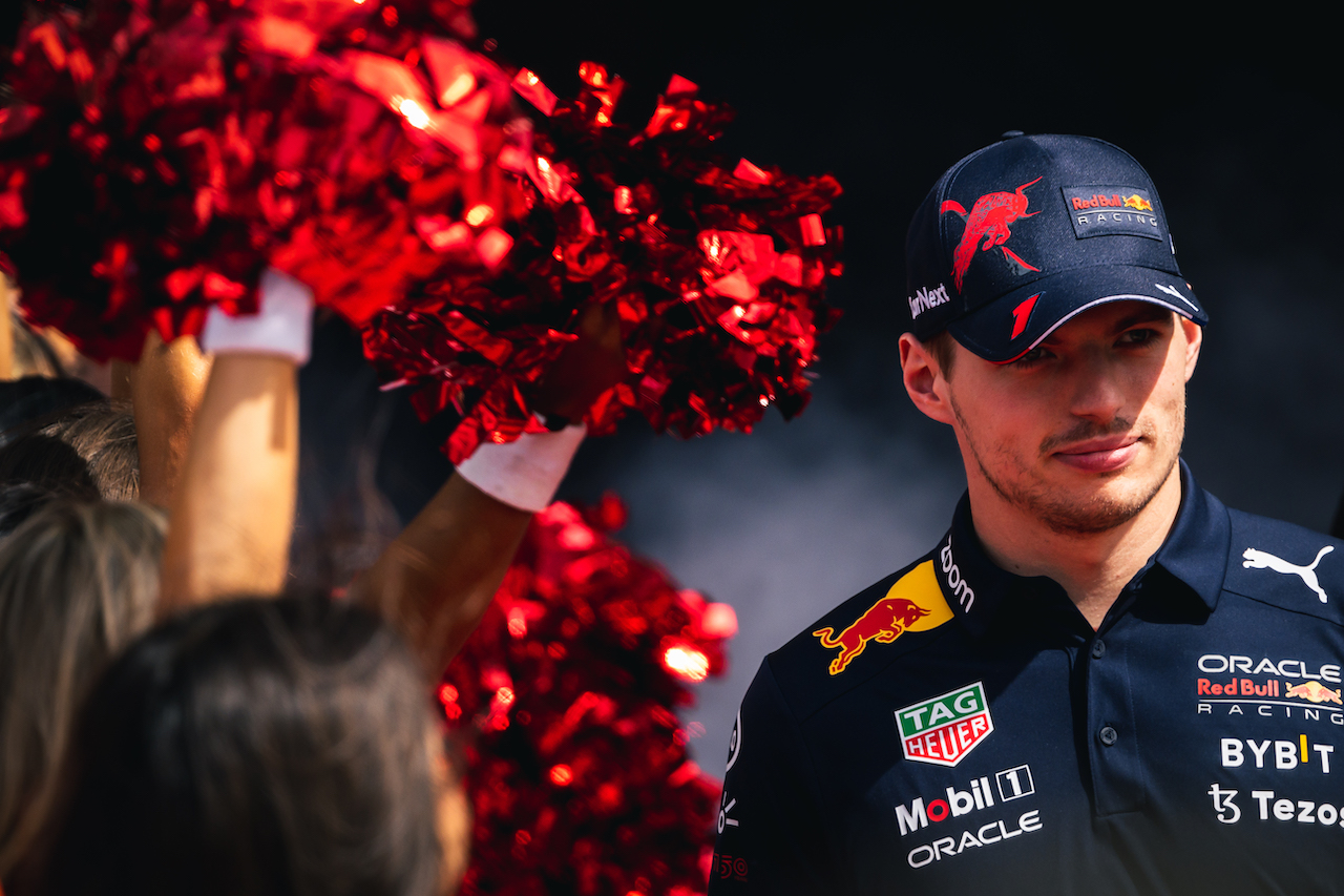 GP STATI UNITI, Max Verstappen (NLD) Red Bull Racing on the drivers parade.
23.10.2022. Formula 1 World Championship, Rd 19, United States Grand Prix, Austin, Texas, USA, Gara Day.
- www.xpbimages.com, EMail: requests@xpbimages.com © Copyright: Bearne / XPB Images