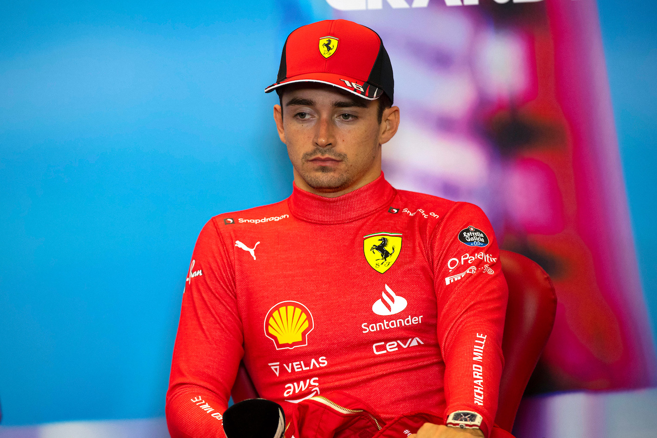 GP STATI UNITI, Charles Leclerc (MON) Ferrari in the post race FIA Press Conference.
23.10.2022. Formula 1 World Championship, Rd 19, United States Grand Prix, Austin, Texas, USA, Gara Day.
- www.xpbimages.com, EMail: requests@xpbimages.com © Copyright: XPB Images