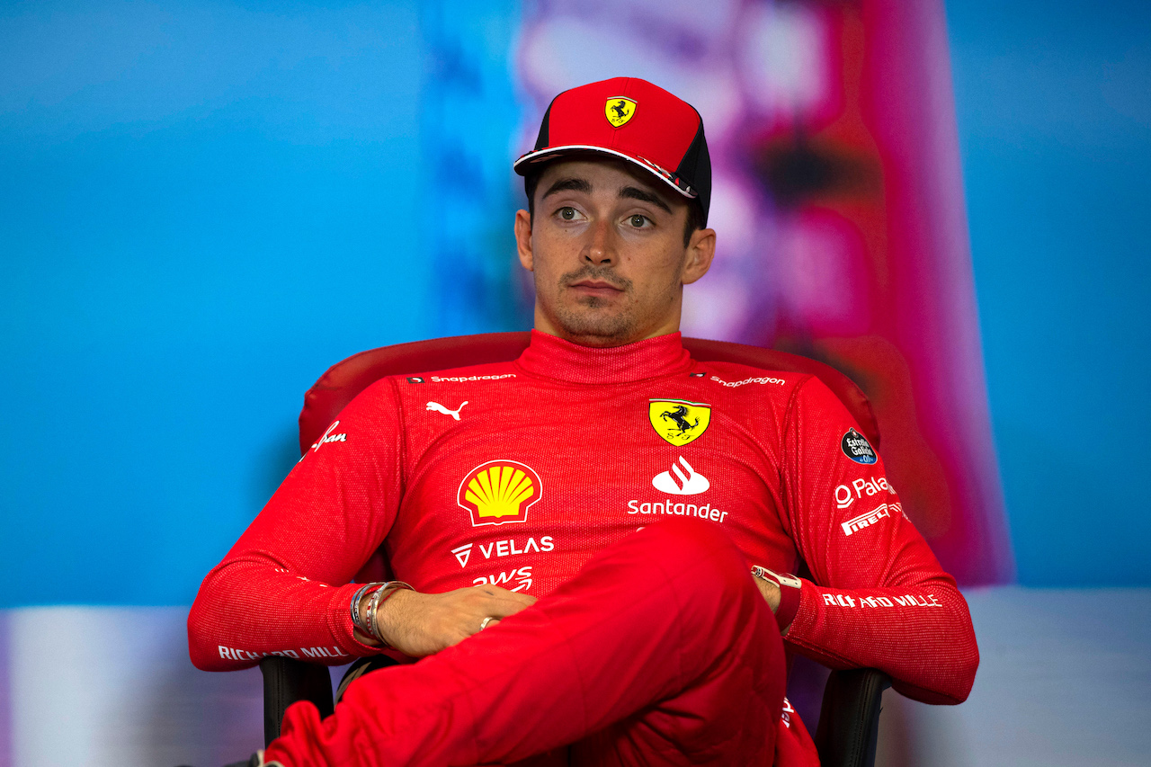 GP STATI UNITI, Charles Leclerc (MON) Ferrari in the post race FIA Press Conference.
23.10.2022. Formula 1 World Championship, Rd 19, United States Grand Prix, Austin, Texas, USA, Gara Day.
- www.xpbimages.com, EMail: requests@xpbimages.com © Copyright: XPB Images