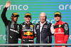 GP STATI UNITI, 1st place Max Verstappen (NLD) Red Bull Racing, 2nd place Lewis Hamilton (GBR) Mercedes AMG F1 e 3rd place Charles Leclerc (MON) Ferrari F1-75.
23.10.2022. Formula 1 World Championship, Rd 19, United States Grand Prix, Austin, Texas, USA, Gara Day.
- www.xpbimages.com, EMail: requests@xpbimages.com ¬© Copyright: Batchelor / XPB Images