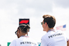 GP STATI UNITI, (L to R): Lewis Hamilton (GBR) Mercedes AMG F1 with team mate George Russell (GBR) Mercedes AMG F1 on the drivers parade.
23.10.2022. Formula 1 World Championship, Rd 19, United States Grand Prix, Austin, Texas, USA, Gara Day.
- www.xpbimages.com, EMail: requests@xpbimages.com © Copyright: Bearne / XPB Images